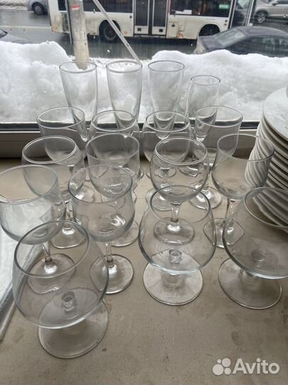 Бокалы для вина, для шампанского