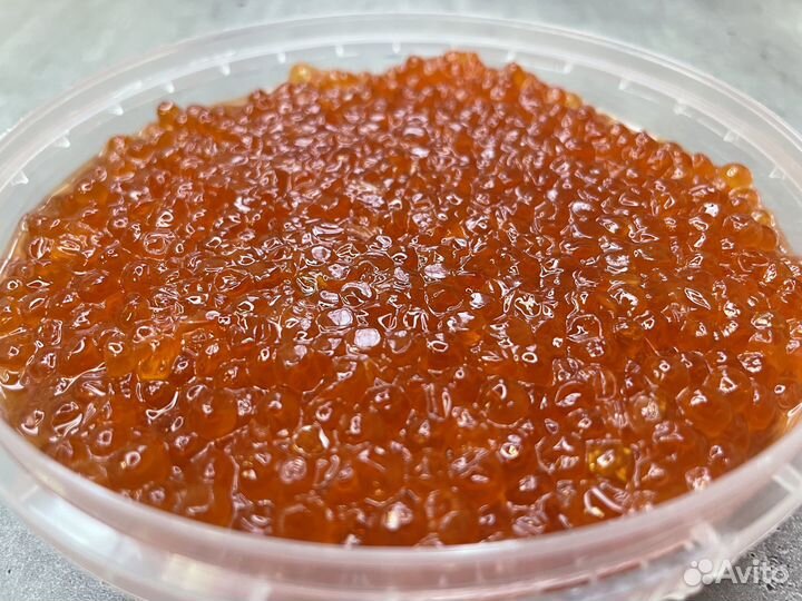 Красная икра кеты, горбуши