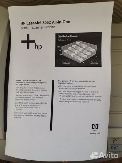 Мфу лазерное HP LJ 3052