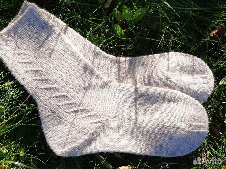 Шерстяные носки ручной работы