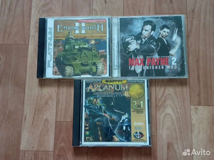 Компьютерные игры Max Payne 2, Empire Earth 2, Arc