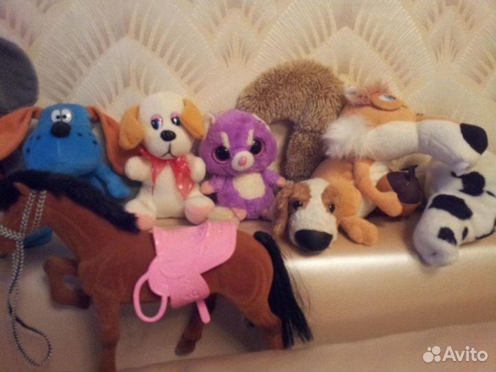 Мягкие игрушки новые и б/у