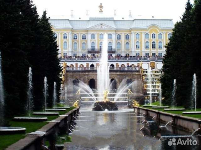 Постеры фонтаны Петергофа