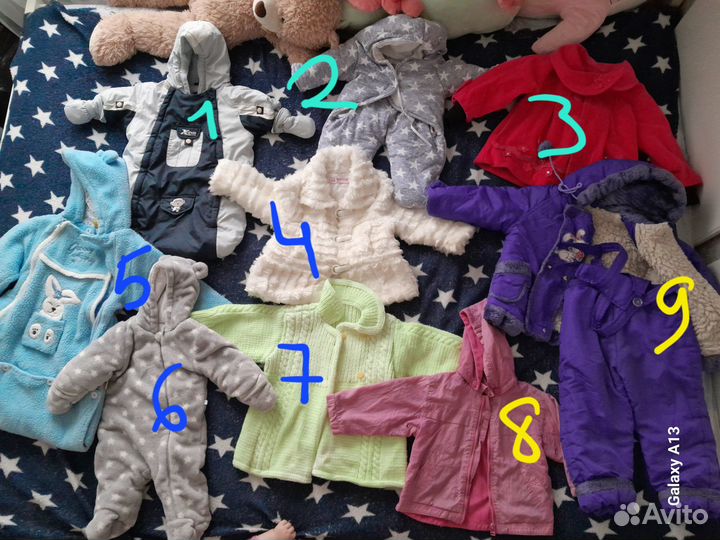 Детские вещи от рождения и до школы