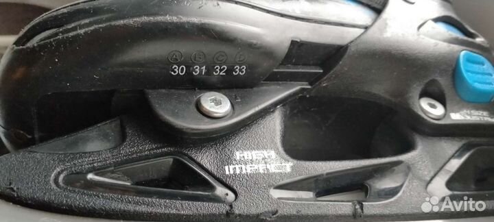 Коньки детские раздвижные 30 33