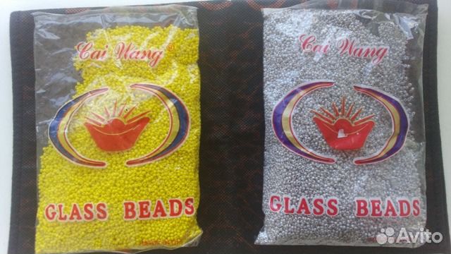 Бисер, большая упаковка 300 грамм, стразы