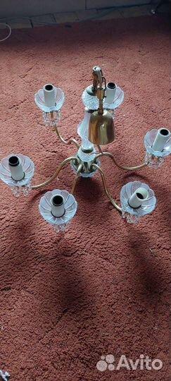 Люстра потолочная бу