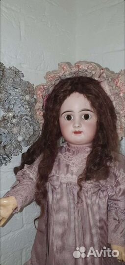 Антикварная кукла фарфор