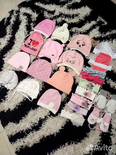 Шапочки, кепочки, повязки