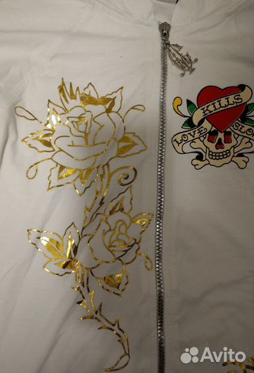 Зип худи женское Ed Hardy