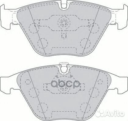 Колодки тормозные перед BMW E82/E90/92/90/E60/6
