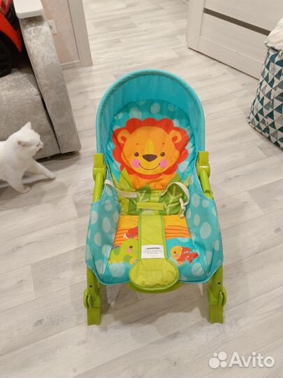 Шезлонг детский на батарейках