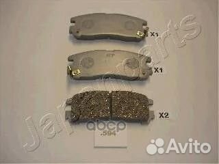 PP-594AF Колодки тормозные дисковые задн Mitsu