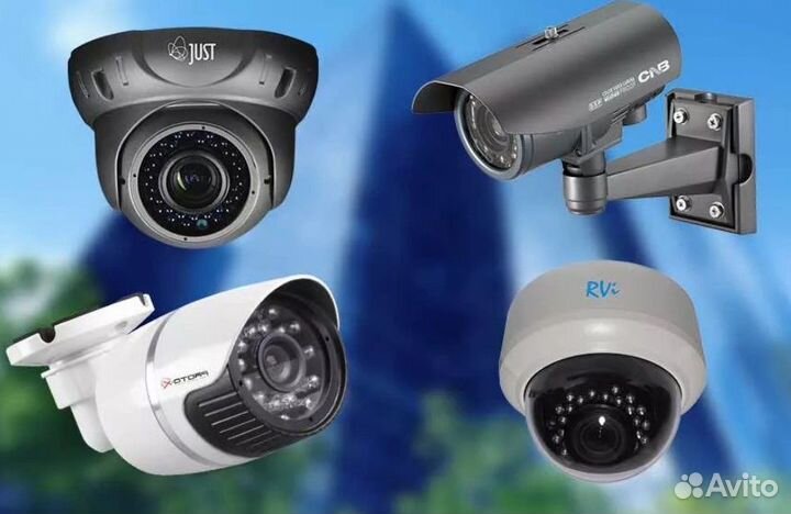 Установка видеонаблюдения
