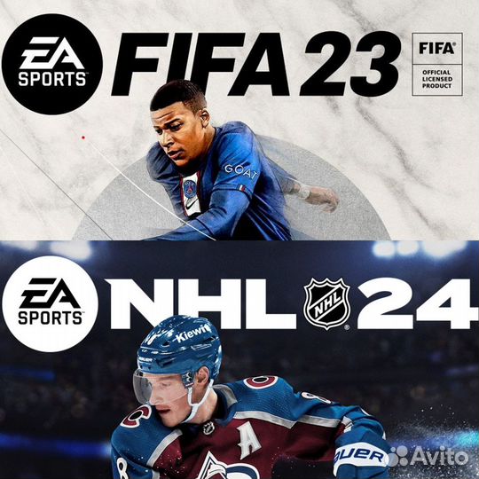 FIFA 23 + NHL 24(Фифа 23, нхл 24) PS4