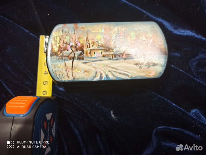 Шкатулка папье маше Федоскино