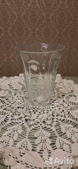 Ваза для цветов стекло СССР