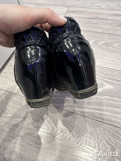 Кеды на платформе calvin klein