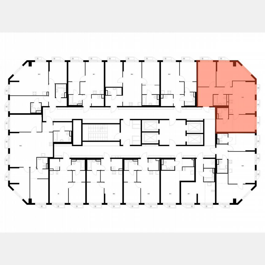 3-к. квартира, 82,9 м², 17/32 эт.
