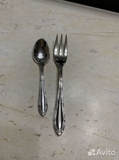 Цептер десертные вилки и ложки кофейные новые