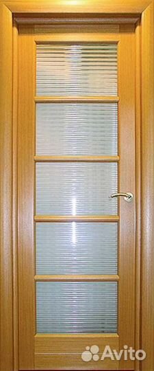 Дверь межкомнатная шпон №10по,11пг вишня