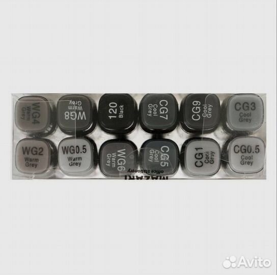 Набор 12 скетч маркеров