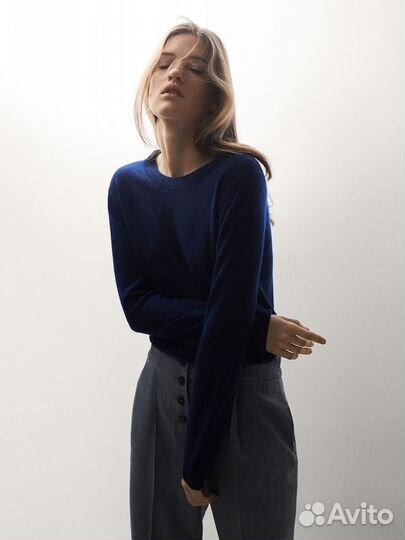 Кашемировый свитер massimo dutti женский S