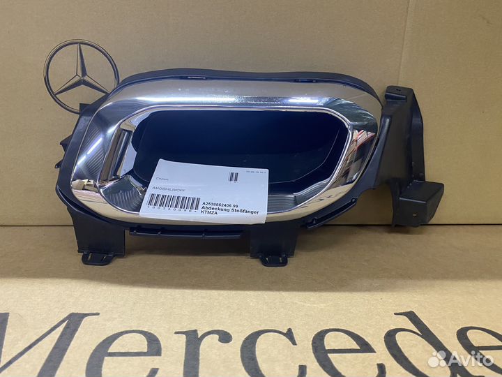 Насадка на глушитель Mercedes GLC253 левая