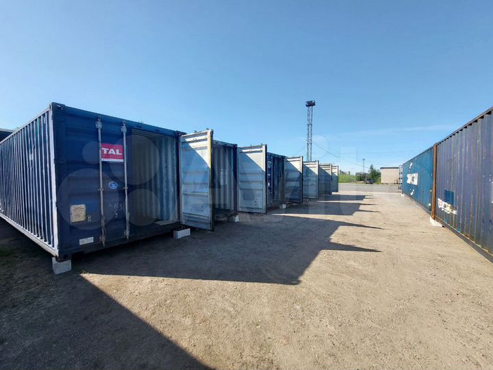 Аренда склада контейнера, 14 м² для хранения вещей