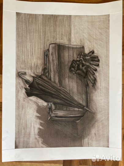 Рисунки мягкими материалами