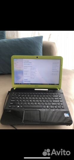 Ноутбук Sony vaio