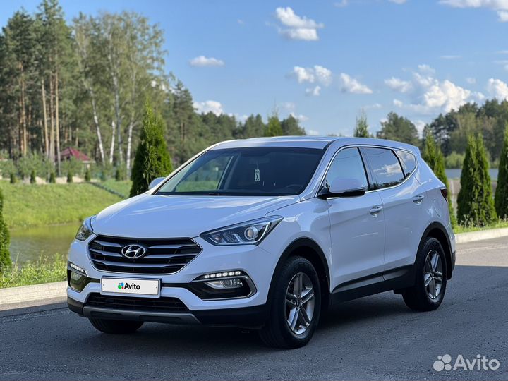 Hyundai Santa Fe 2.4 AT, 2017, 180 600 км