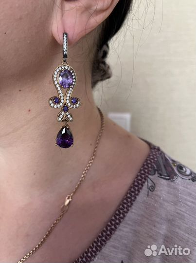 Серебряные серьги