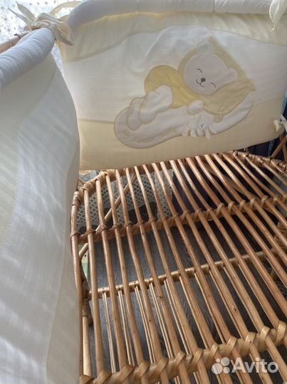 Кроватка детская плетеная из ивы