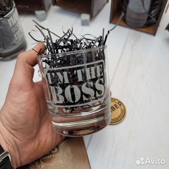 Подарок мужчине, бокал с гравировкой, камни виски