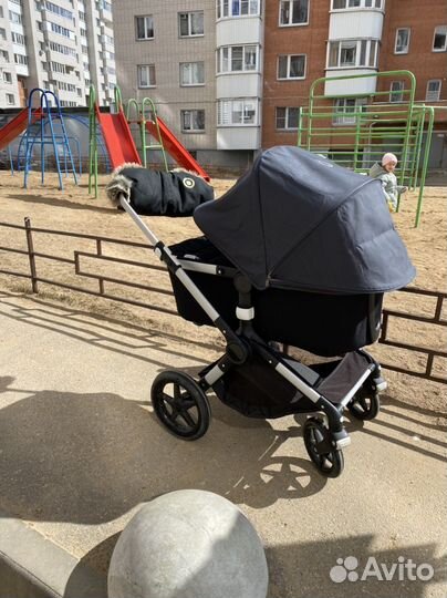 Коляска bugaboo fox с двумя капами