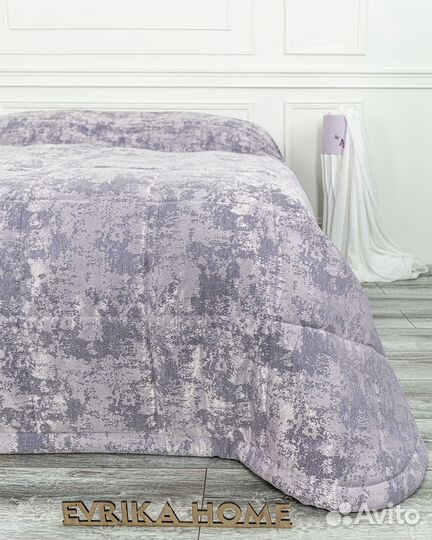 Покрывало зарина сирень новое плед на кровать