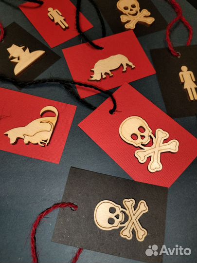 Бирка-прикол к подарку