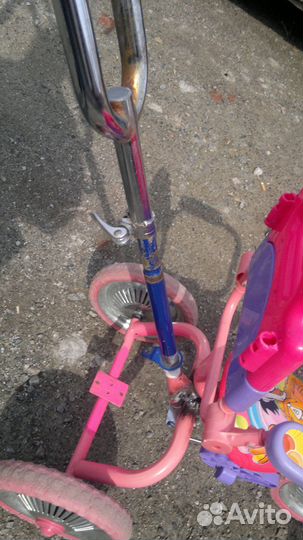 Ну погоди детский велосипед с ручкой для взрослого