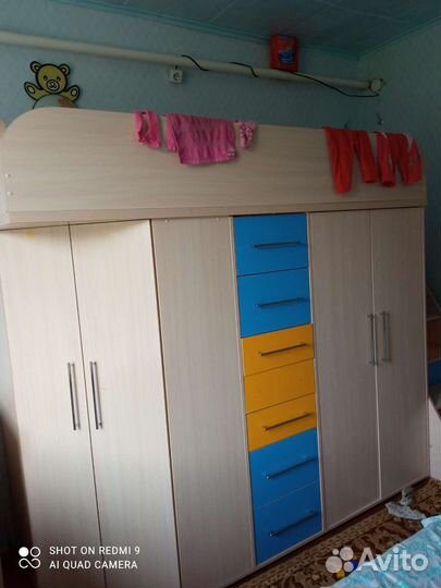 Детская мебель набор, для школьника,Кровать-чердак