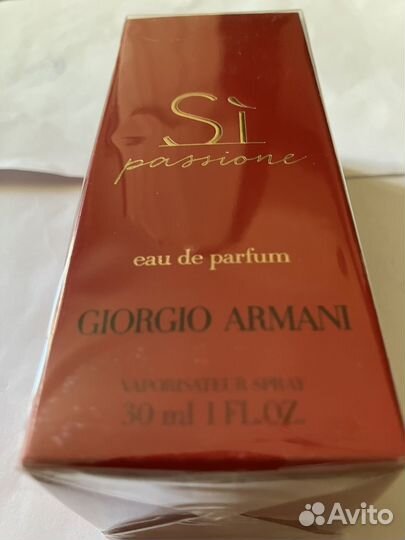 Духи женские giorgio armani Si passione 30 ml