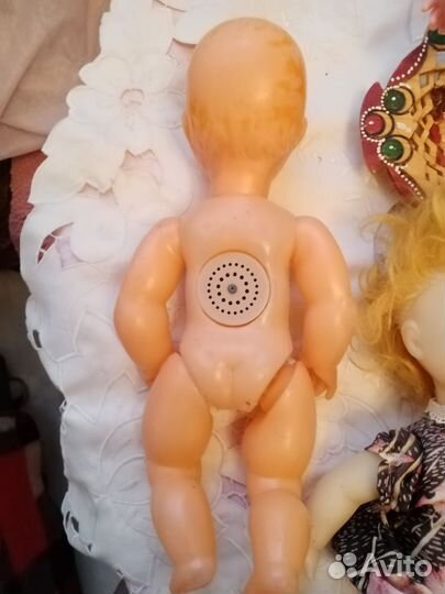 Кукла пупс СССР, ползунок, Горький