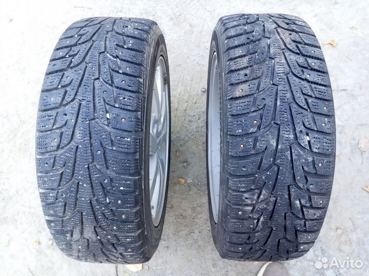 Зимние шины бу r15 Hankook 185/55 + диски