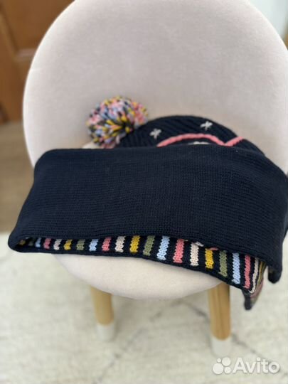 Комплект шапка и шарф детский