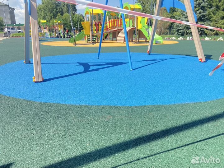 Покрытие из резиновой крошки