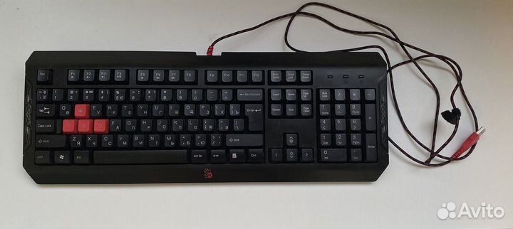 Клавиатура игровая A4Tech Bloody Q100 Black USB