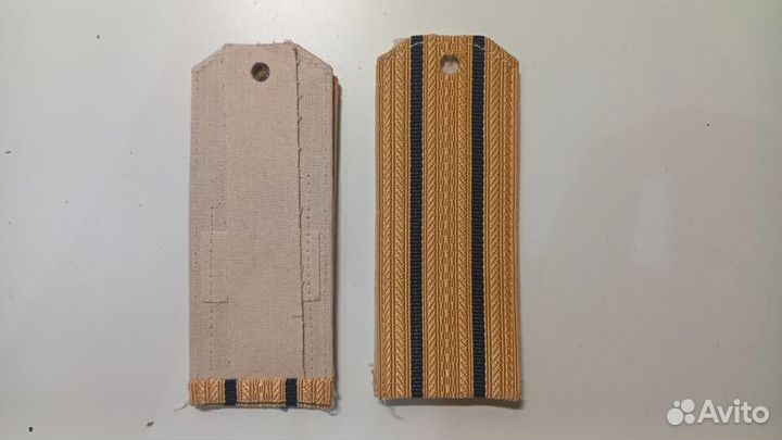 Погоны флот РФ с черным просветом