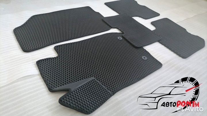 Коврики Лада Ларгус 5 мест EVA резина ячейки