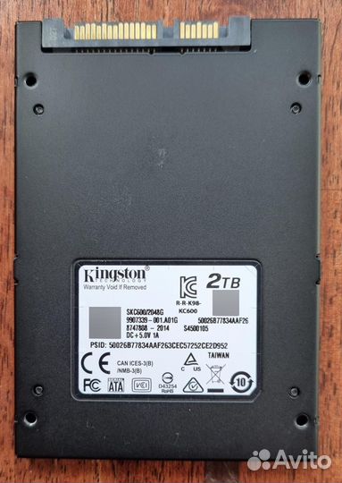 Ssd kingston 2Tb