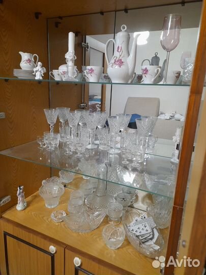 Фужеры,стаканы,рюмки,стопки хрустальные